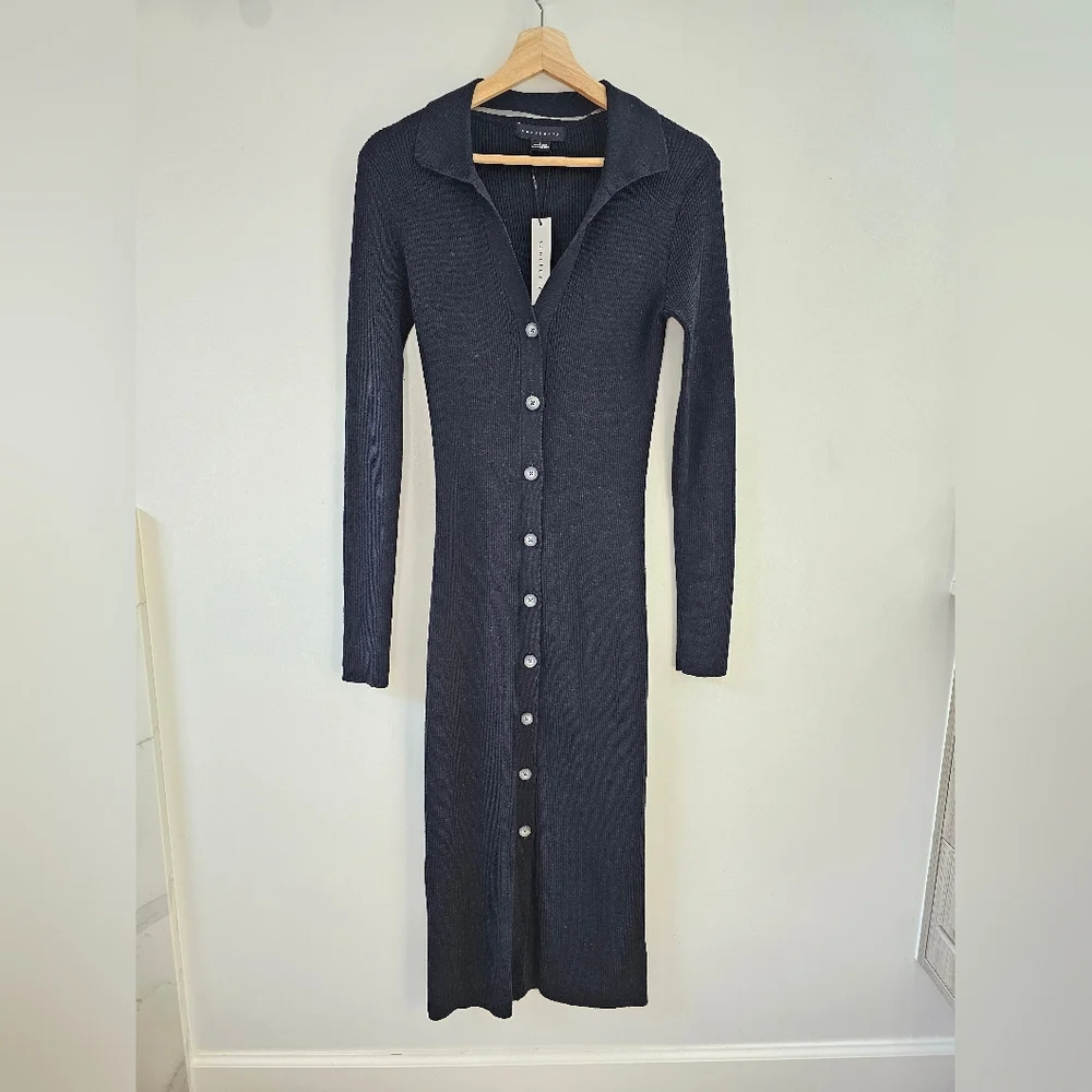 Sanctuary Ribbed Button Down Dress - Picture 6 of 6